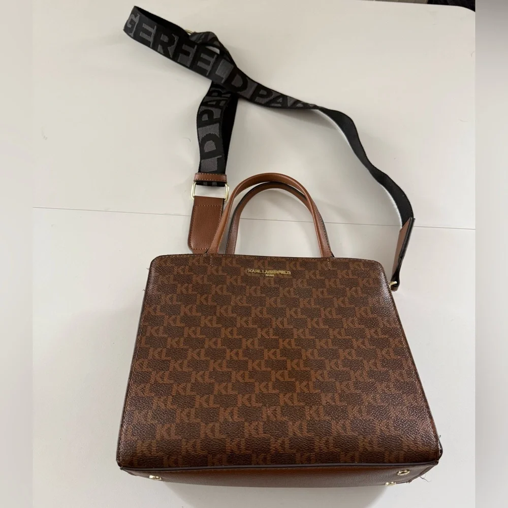 Karl Lagerfeld Paris Maybelle Satchel - Picture 1 of 8